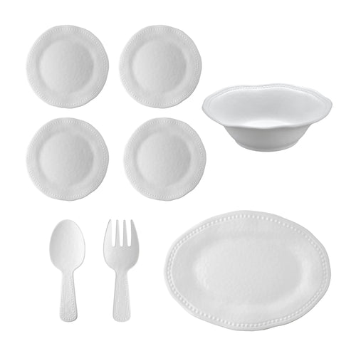 Gourmet Art 8-Piece Beaded Melamine Salad Serving