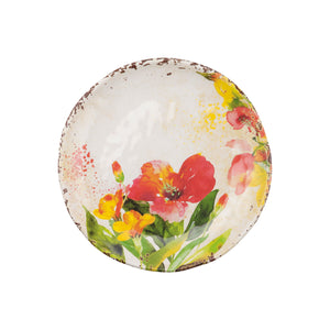 Gourmet Art 4-Piece Tropical Hibiscus Melamine 6" Plate