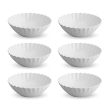 Load image into Gallery viewer, Gourmet Art 6-Piece Ruffle Melamine 7 1/2&quot; Bowl
