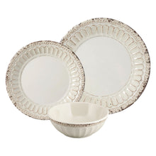 Load image into Gallery viewer, Gourmet Art 12-Piece Chateau Melamine Dinnerware Set, Sand