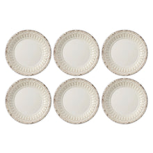 Load image into Gallery viewer, Gourmet Art 6-Piece Chateau Melamine 9&quot; Plate, Sand