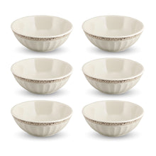 Load image into Gallery viewer, Gourmet Art 6-Piece Chateau Melamine 7&quot; Bowl, Sand