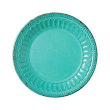 Load image into Gallery viewer, Gourmet Art 16-Piece Chateau Melamine Dinnerware Set, Turquoise