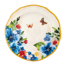 Load image into Gallery viewer, Gourmet Art 6-Piece Butterfly Melamine 10 7/8&quot; Plate