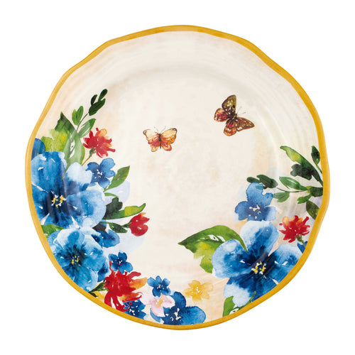 Gourmet Art 6-Piece Butterfly Melamine 10 7/8