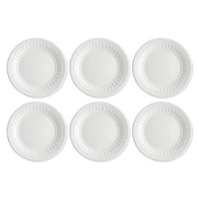 Load image into Gallery viewer, Gourmet Art 6-Piece Chateau Melamine 11&quot; Plate, White
