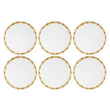Load image into Gallery viewer, Gourmet Art 6-Piece Bamboo Melamine 11&quot; Plate