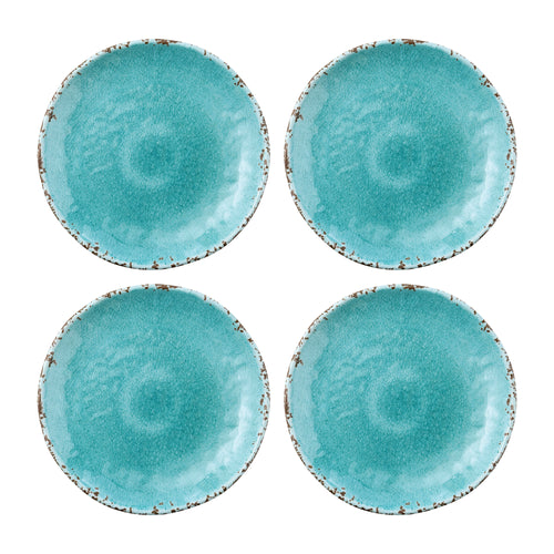 Gourmet Art 4-Piece Crackle Melamine 6