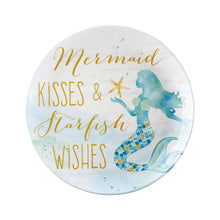 Load image into Gallery viewer, Gourmet Art 6-Piece Mermaid Melamine 9&quot; Plate