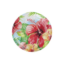 Load image into Gallery viewer, Gourmet Art 4-Piece Hibiscus Melamine 6&quot; Plate
