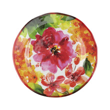 Load image into Gallery viewer, Gourmet Art 6-Piece Pink Floral Melamine 9&quot; Plate