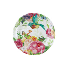 Load image into Gallery viewer, Gourmet Art 4-Piece Rose Garden Melamine 6&quot; Plate