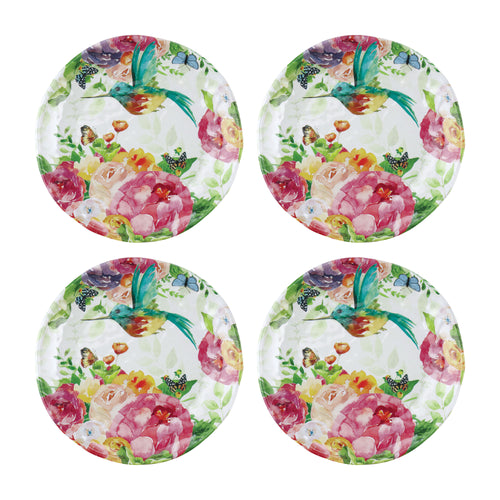 Gourmet Art 4-Piece Rose Garden Melamine 6