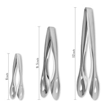 Load image into Gallery viewer, Supreme Stainless Steel 3-Piece Serving Tong Set