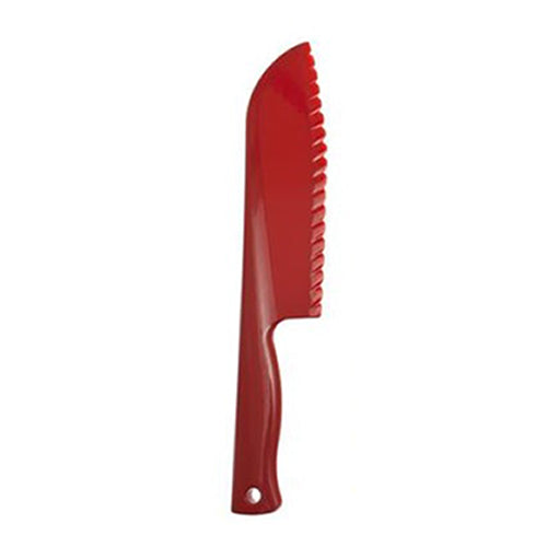 Gourmet Art 4-Piece Plastic Cabbage Knife, Red