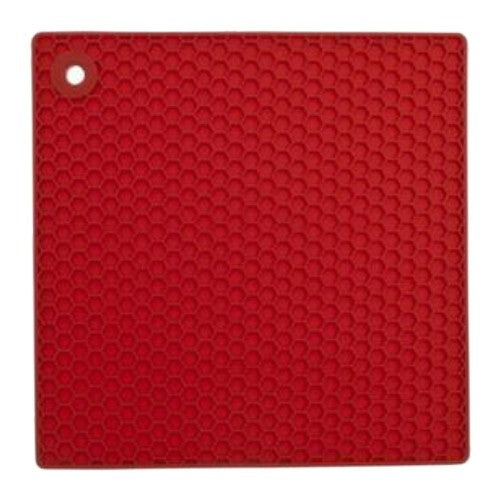 Gourmet Art Silicone 2 Layer Trivet, Red