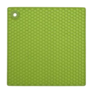 Gourmet Art Silicone 2 Layer Trivet, Green