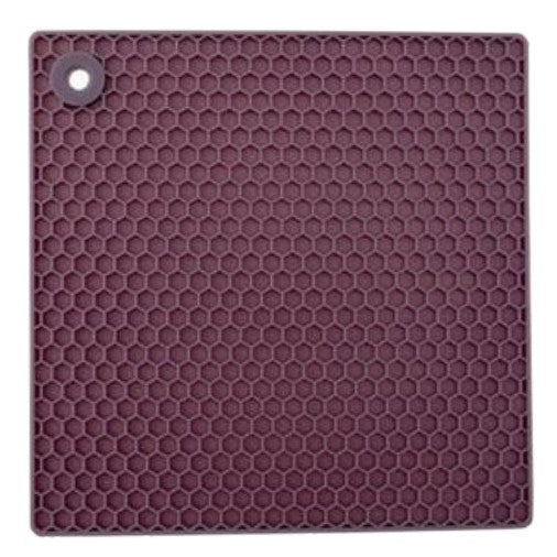 Gourmet Art Silicone 2 Layer Trivet, Purple