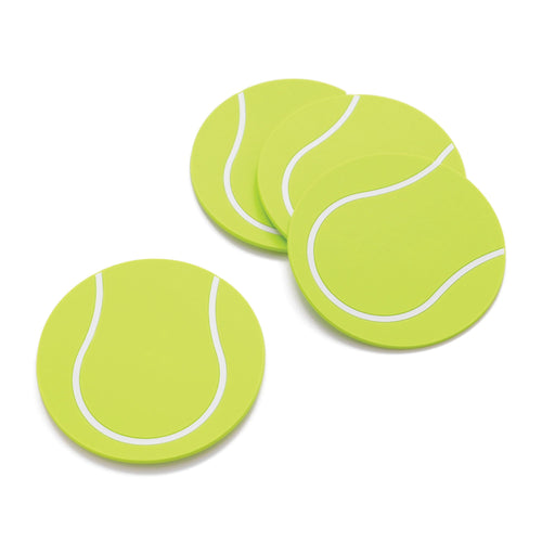 Gourmet Art 4-Piece Tennis Silicone Coaster