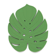 Load image into Gallery viewer, Gourmet Art 4-Piece Monstera Silicone Coaster