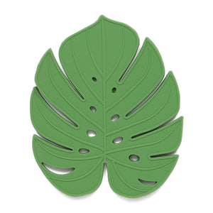 Gourmet Art 4-Piece Monstera Silicone Coaster