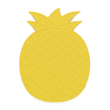 Load image into Gallery viewer, Gourmet Art 4-Piece Pineapple Silicone Coaster