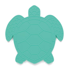 Load image into Gallery viewer, Gourmet Art 4-Piece Turtle Silicone Coaster