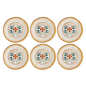 Gourmet Art 6-Piece Tuscany Melamine 9" Salad Plate