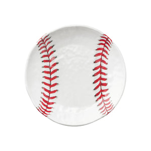 Gourmet Art 4-Piece Baseball Melamine 6" Plate