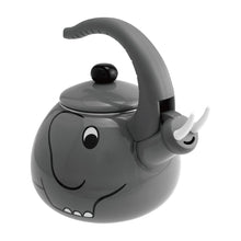 Load image into Gallery viewer, Gourmet Art Elephant Enamel-on-Steel Whistling Kettle