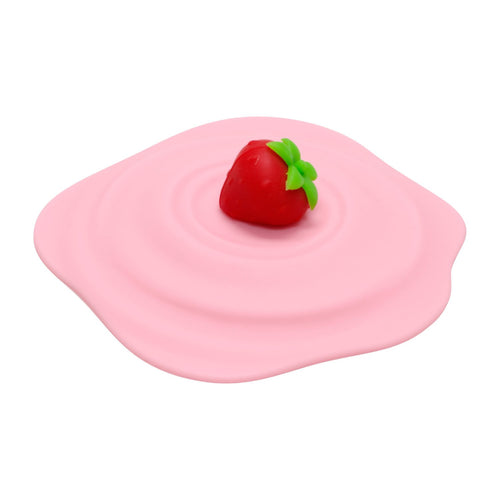 Gourmet Art Strawberry Cream Silicone Magic Cup Cap