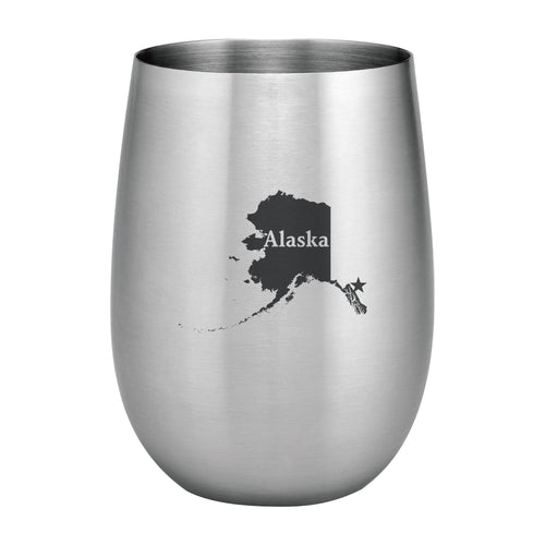 Supreme Stainless Steel Alaska 20 oz. Stemless Wine Glass