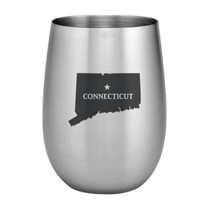 Supreme Stainless Steel Connecticut 20 oz. Stemless Wine Glass