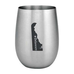 Supreme Stainless Steel Delaware 20 oz. Stemless Wine Glass