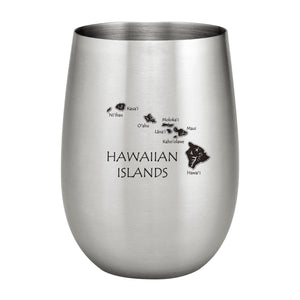 Supreme Stainless Steel Hawaii 20 oz. Stemless Wine Glass