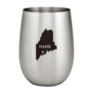 Supreme Stainless Steel Maine 20 oz. Stemless Wine Glass