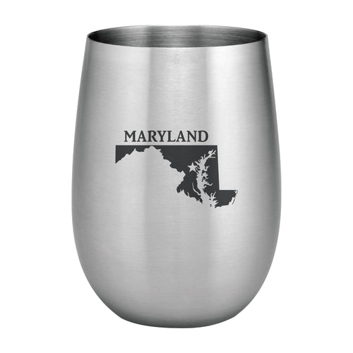 Supreme Stainless Steel Maryland 20 oz. Stemless Wine Glass