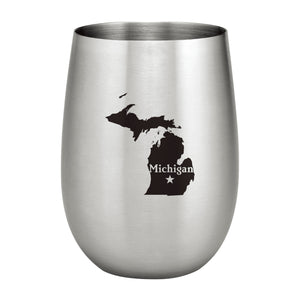 Supreme Stainless Steel Michigan 20 oz. Stemless Wine Glass