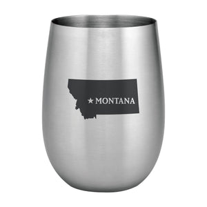 Supreme Stainless Steel Montana 20 oz. Stemless Wine Glass