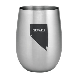 Supreme Stainless Steel Nevada 20 oz. Stemless Wine Glass