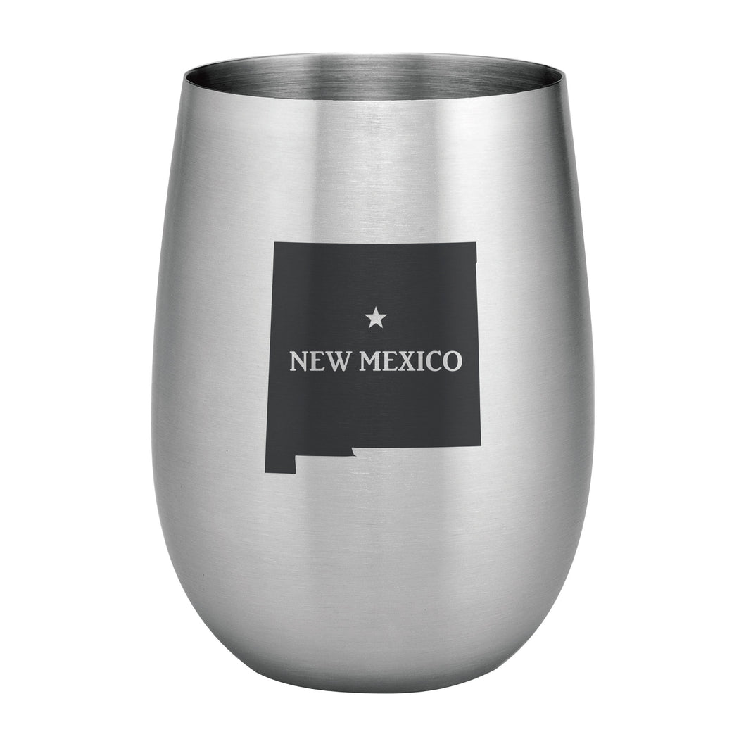 Supreme Stainless Steel New Mexico 20 oz. Stemless Wine Glass