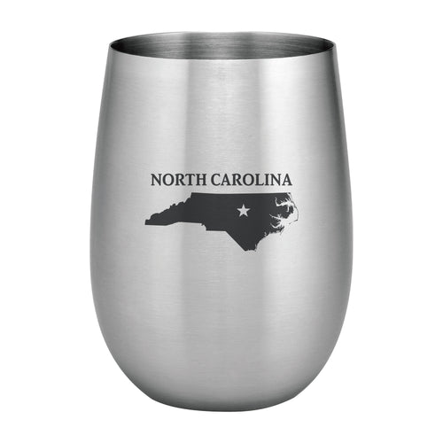 Supreme Stainless Steel North Carolina 20 oz. Stemless Wine Glass