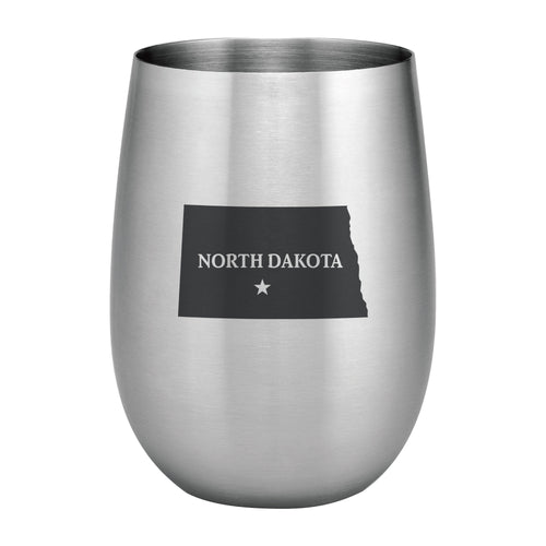 Supreme Stainless Steel North Dakota 20 oz. Stemless Wine Glass