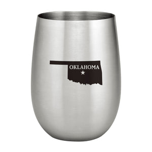 Supreme Stainless Steel Oklahoma 20 oz. Stemless Wine Glass