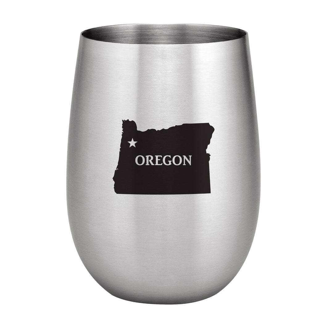 Supreme Stainless Steel Oregon 20 oz. Stemless Wine Glass