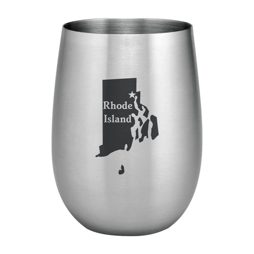 Supreme Stainless Steel Rhode Island 20 oz. Stemless Wine Glass