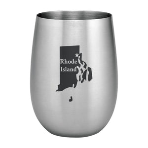 Supreme Stainless Steel Rhode Island 20 oz. Stemless Wine Glass