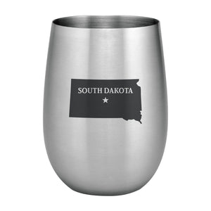 Supreme Stainless Steel South Dakota 20 oz. Stemless Wine Glass