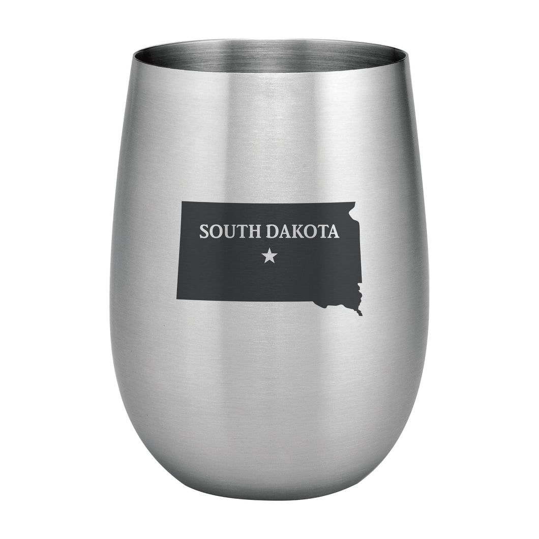 Supreme Stainless Steel South Dakota 20 oz. Stemless Wine Glass