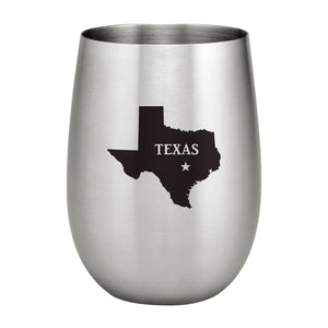 Supreme Stainless Steel Texas 20 oz. Stemless Wine Glass